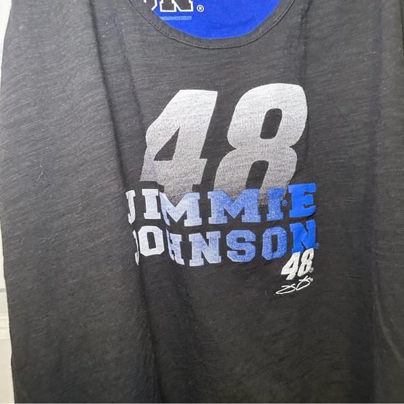 NASCAR for Her Black/Blue Jimmie Johnson 48 Tank size 2XL - Picture 4 of 7